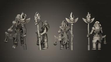 Military figurines Basic Army colossus 3d model