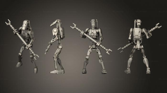 Базовая поза персонала боевого дрона