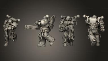 Military figurines Bass Cannon 2 3d model