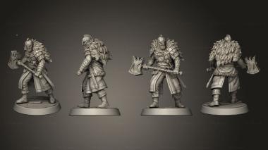 Military figurines Battering Ram Base 3d model