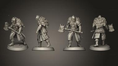Military figurines Battering Ram 3d model
