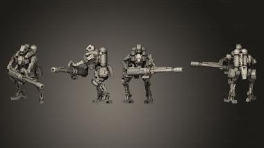 Military figurines BATTLE DROID SCORCHER UNIT 3d model