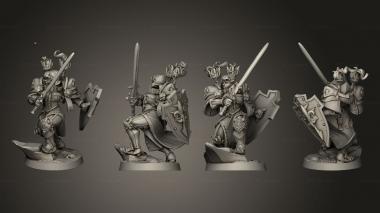 Military figurines battlesister commander b 3d model