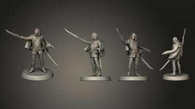 Military figurines Bax Male Form 3d model