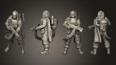 Military figurines Baze Malbus 01 3d model