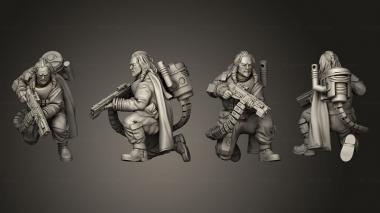 Military figurines Baze Malbus 2 3d model