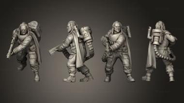 Military figurines Baze Malbus 3d model