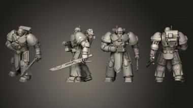 Military figurines BB Troops 3 Pistol 3d model