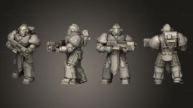 Military figurines BB Troops 3 Shredder 3d model