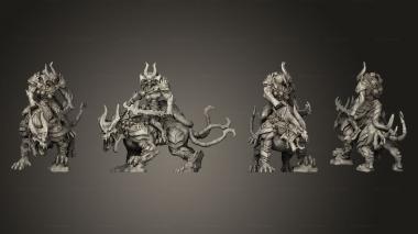 Military figurines Beast Champion 1 Sword 3d model