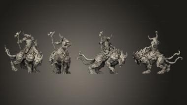 Military figurines Beast Riders 3 Hammer 3d model