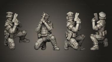 Military figurines BEAT COP B 3d model