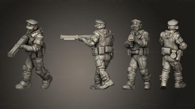 Military figurines COP D 3d model