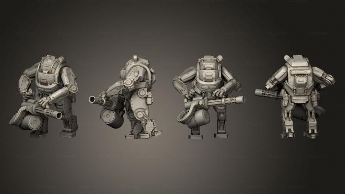 Military figurines (Begemot Exosuit 2, STKW_3321) 3D models for cnc