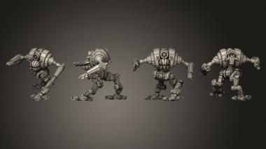 Military figurines belial g pose 3d model