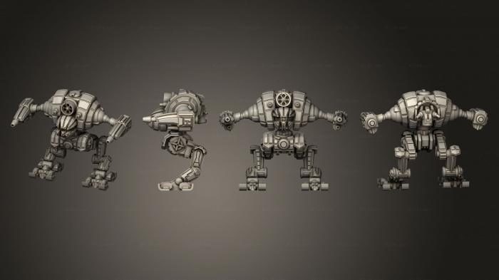 Military figurines (belial static, STKW_3328) 3D models for cnc