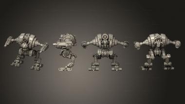 Military figurines belial static 3d model