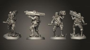 Military figurines Ben The Master Exploder 3d model