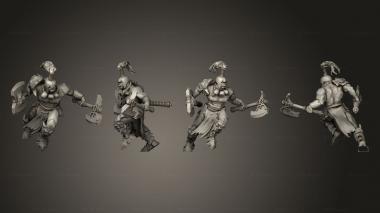 Military figurines berserk guard 1 3d model