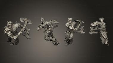 Military figurines berserk guard 2 3d model