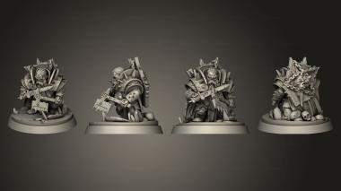 Military figurines Berserker 001 3d model