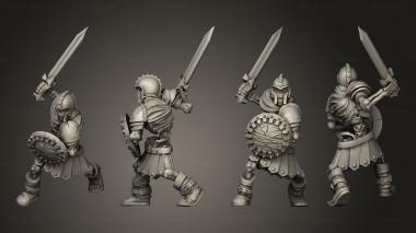 Military figurines Bestiary Skeleton 01 3d model