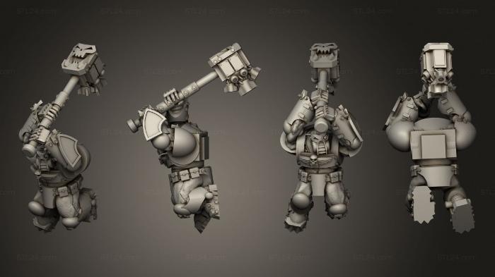 Military figurines (BG Smash vet Body, STKW_3354) 3D models for cnc