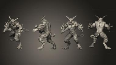 Military figurines Big Foot Yeti Large 3d model