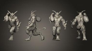 Military figurines Big Foot Yeti Meat Large 3d model
