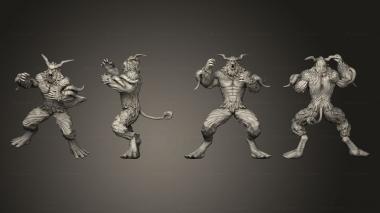 Military figurines Big Foot Yeti Roar Large 3d model