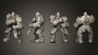 Military figurines Big Teddy 3d model