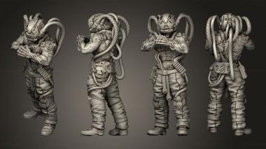 Military figurines Bio Mutant 01 3d model