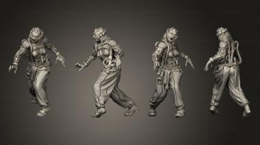 Military figurines Bio Mutant 04 3d model