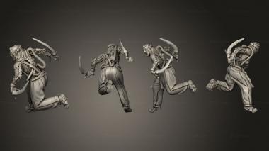 Military figurines Bio Mutant 05 3d model