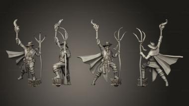 Military figurines black smith Base 003 3d model