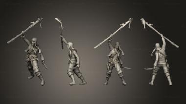 Military figurines black smith Base 004 3d model