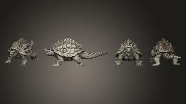 Military figurines Black Tortoise of the North Huge 3d model