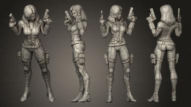 Military figurines Black Widow Marvel 3d model