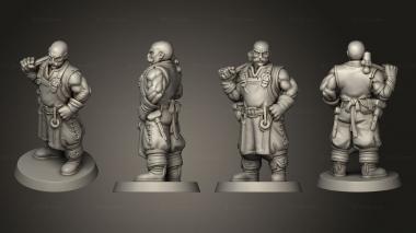 Military figurines Blacksmith 2 3d model
