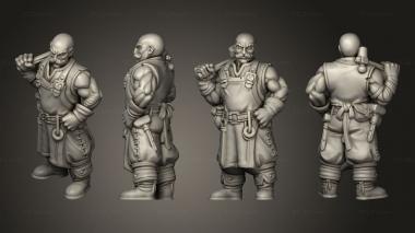Military figurines Blacksmith 3 3d model