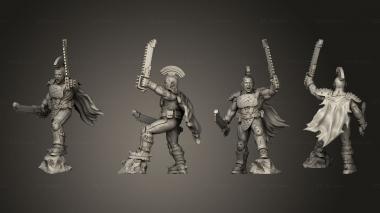 Military figurines Blade Gang 002 3d model