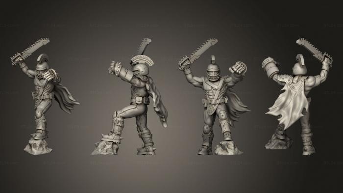 Military figurines (Blade Gang 003, STKW_3432) 3D models for cnc