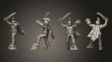 Military figurines Blade Gang 003 3d model