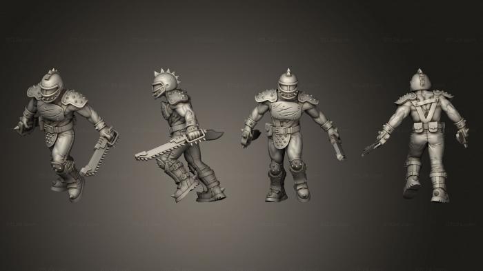 Military figurines (Blade Gang 009, STKW_3438) 3D models for cnc