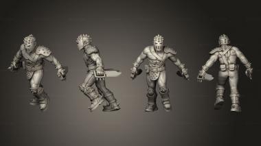 Military figurines Blade Gang 010 3d model
