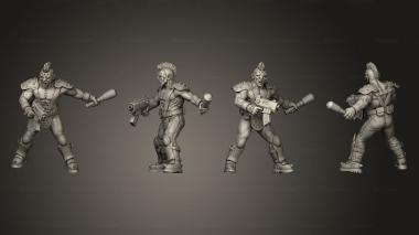 Military figurines Blade Gang 012 3d model