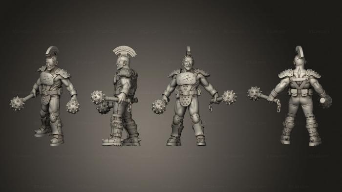 Military figurines (Blade Gang 014, STKW_3443) 3D models for cnc