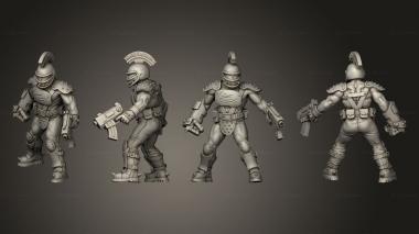 Military figurines Blade Gang 015 3d model