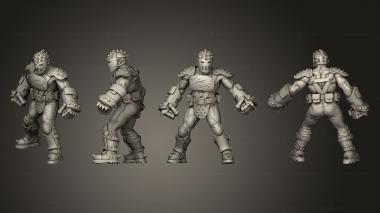 Military figurines Blade Gang 016 3d model