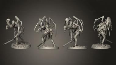 Military figurines Bloodfiends Armed base 003 3d model